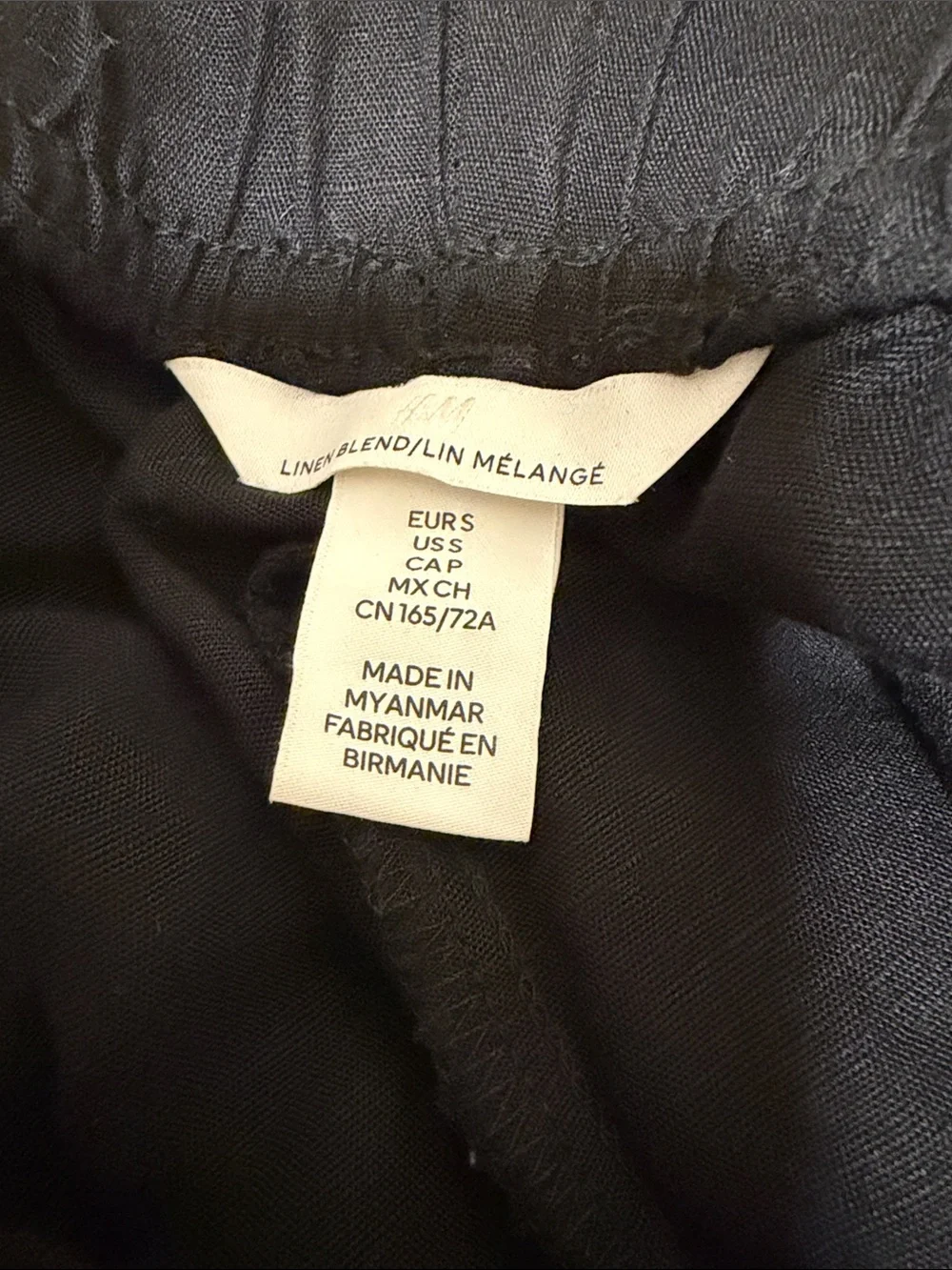 H&M Linen Blend Pants